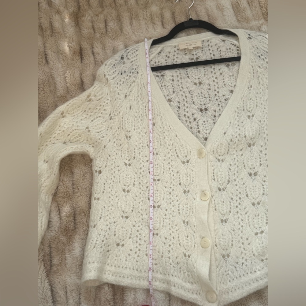 Sezane Joia Cardigan Écru. - Size XL - Picture 9 of 11